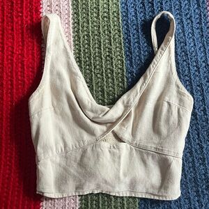 Abercrombie Beige Tank Size Small